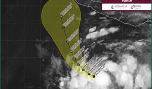 Tormenta tropical Vance se mantiene lejos de México, no representa riesgo acualmente