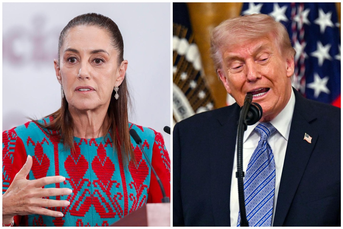 Trump reitera control del narcotráfico en México, afirma que ya le advirtió a Sheinbaum
