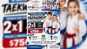 academia de taekwondo power gym en la palma promocion