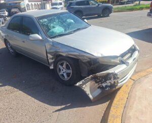 Accidente automovilístico en Guasave