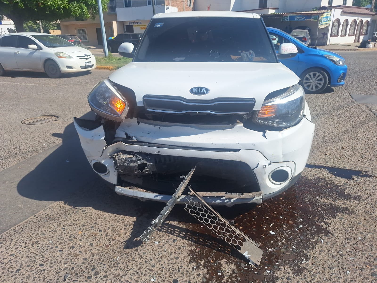 Accidente automovilístico en Guasave