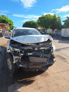 Accidente en el sector Villas de Monterrey en Los Mochis