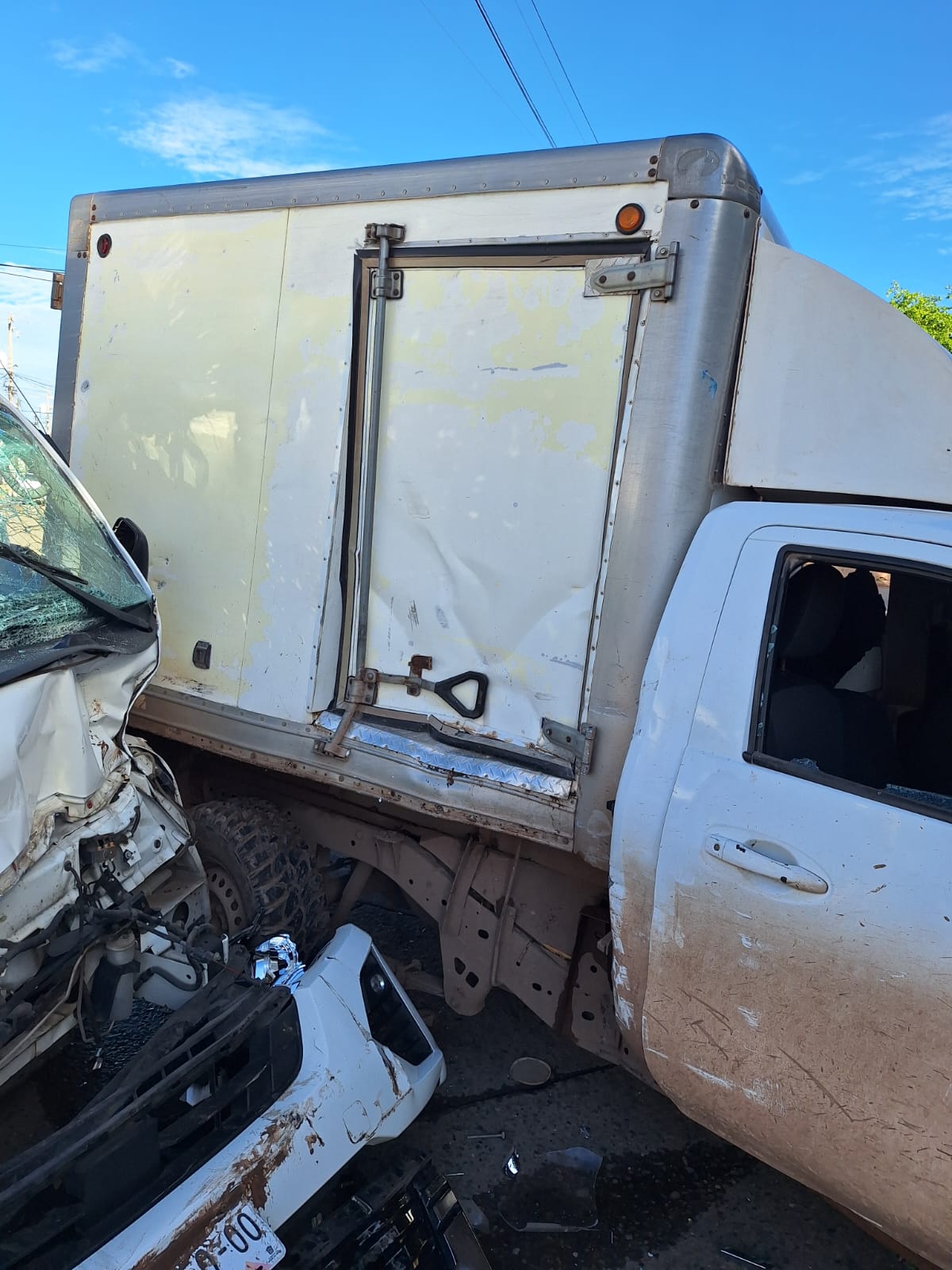 Accidente en el sector Villas de Monterrey en Los Mochis