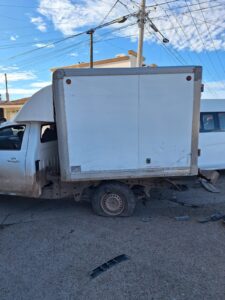 Accidente en el sector Villas de Monterrey en Los Mochis