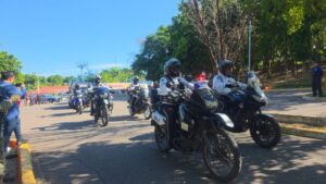 activan operativo de seguridad y auxilio ante la llegada de simon motos