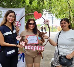 Se realizan 4 adopciones responsables con el programa “Huellitas del Bienestar” en Mazatlán