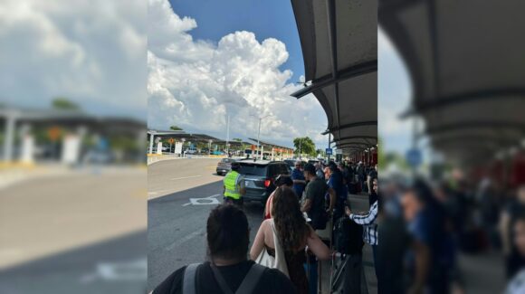 Denuncian inconformidad en el Aeropuerto Internacional de Mazatlán por falta de taxis y abuso de cobro