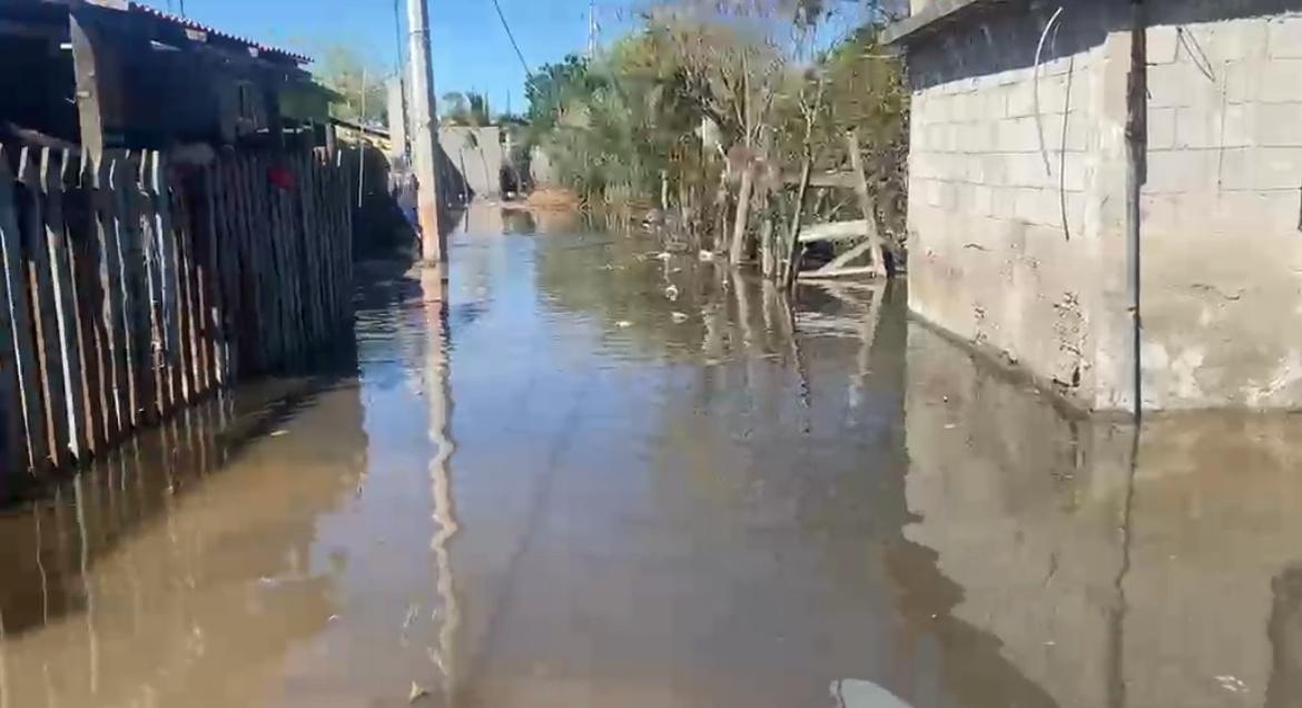 Agua del mar se introduce a 50 viviendas en comunidades pesqueras de Ahome