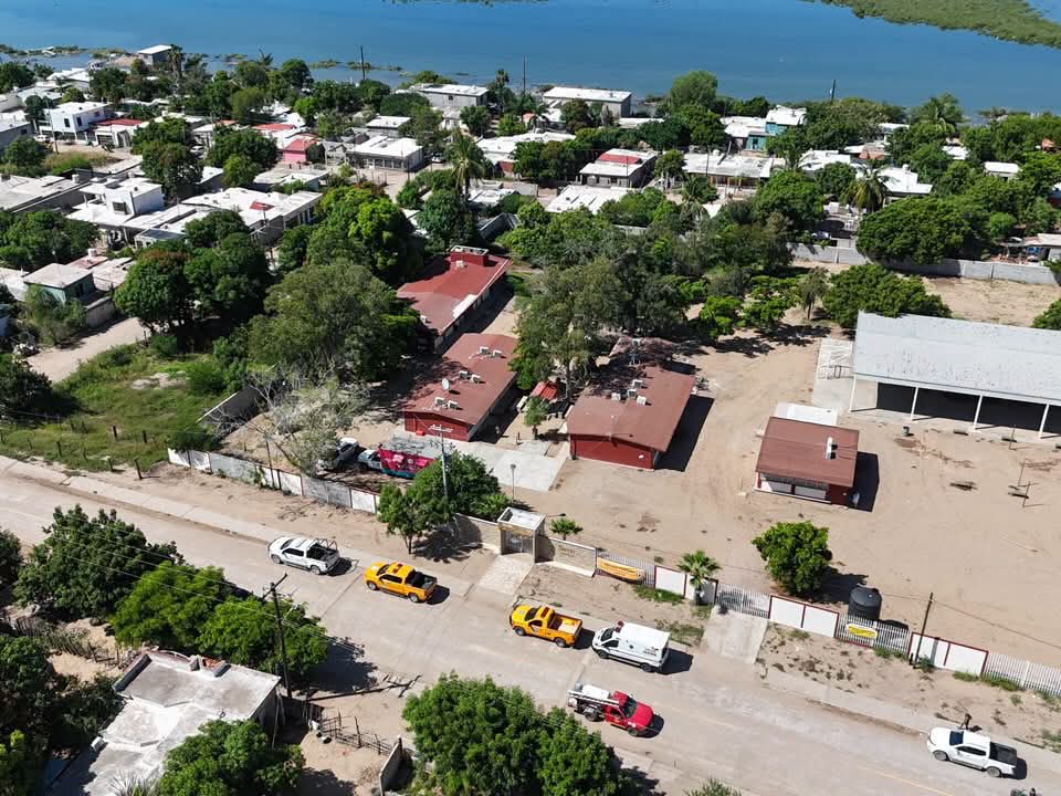 Albergue en Ahome tras inundación en El Colorado