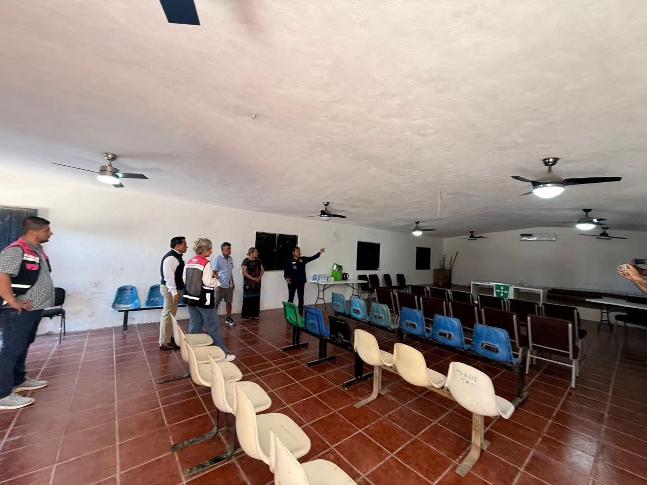 Albergue en Ahome tras inundación en El Colorado