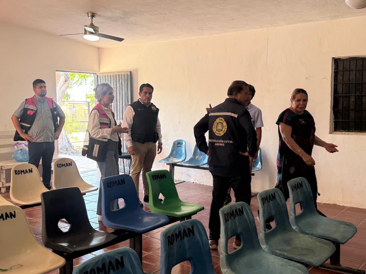 Albergue en Ahome tras inundación en El Colorado