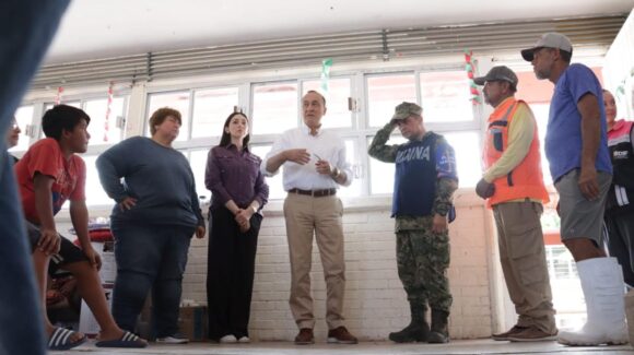 Ahome mantiene brigada integral en El Colorado para garantizar seguridad y salud en albergue