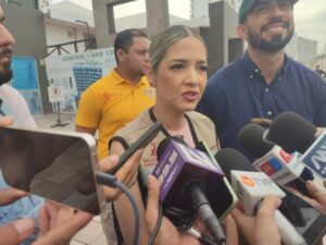 Anuncia Estrella Palacios gestión inmediata para reparar el segundo colapso del malecón de Mazatlán