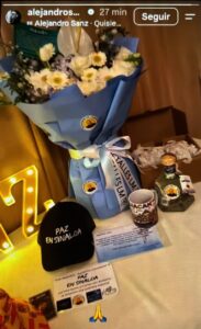 Alejandro Sanz comparte en sus redes sociales regalos de Los Mochis