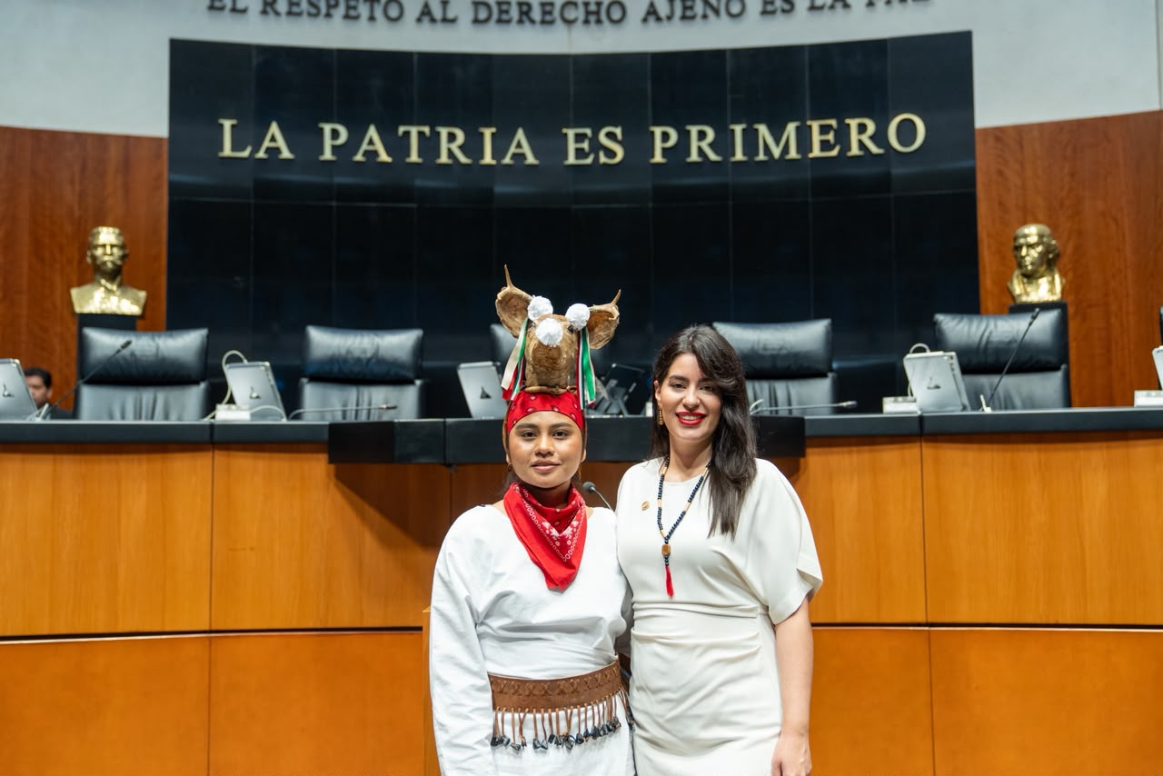 Alexia Anahí comparte la cultura yoreme en el Senado de la República