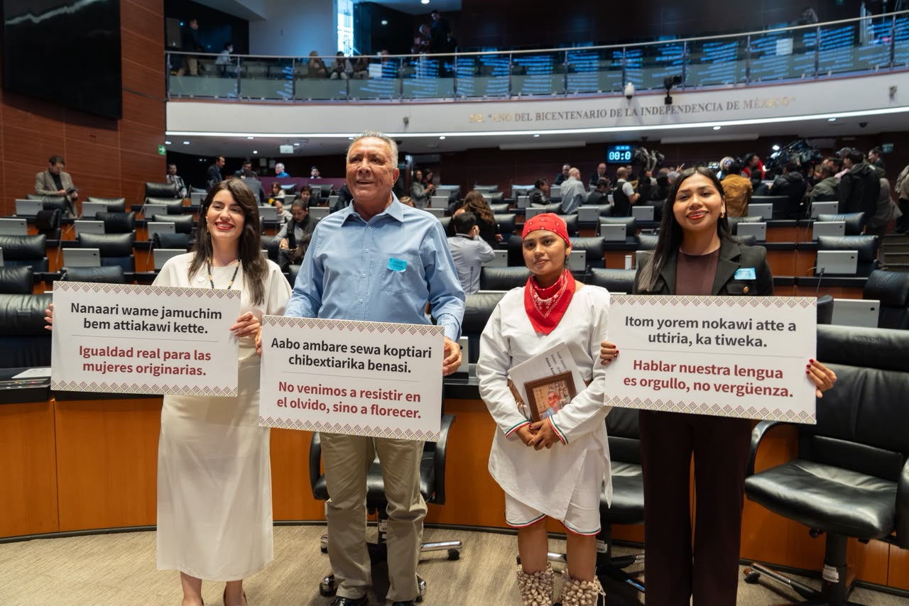 Alexia Anahí comparte la cultura yoreme en el Senado de la República