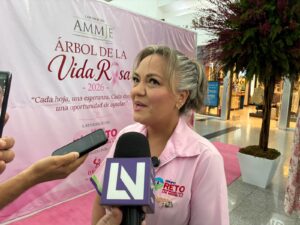 Inaugura AMMJE Árbol de la Vida Rosa