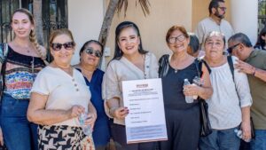 ana ayala se registra para la coordinacion municipal de la defensa de la transformacion en ahome mujeres