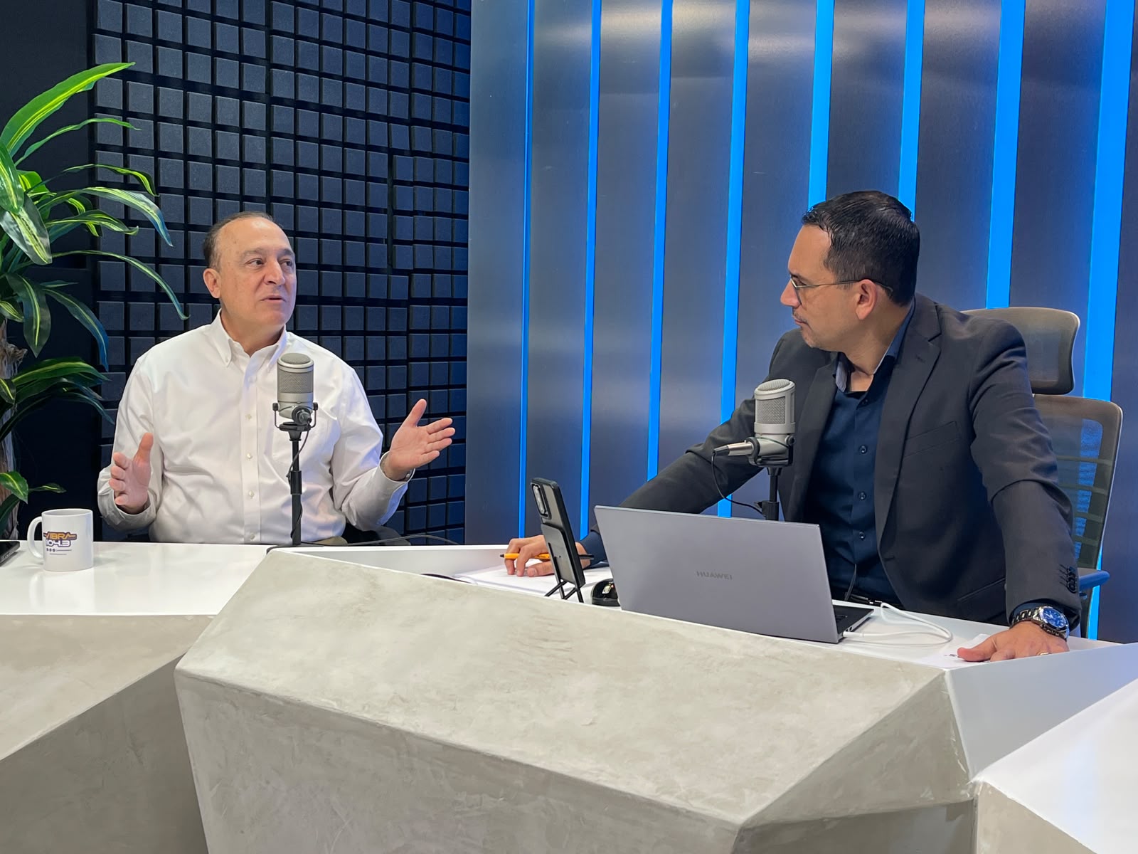 Antonio Menéndez, alcalde de Ahome, en entrevista con Omar de la Rocha