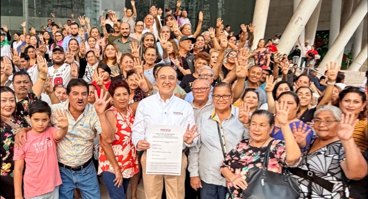 Se registra Antonio Menéndez por la Coordinación de Defensa de la 4T en Ahome