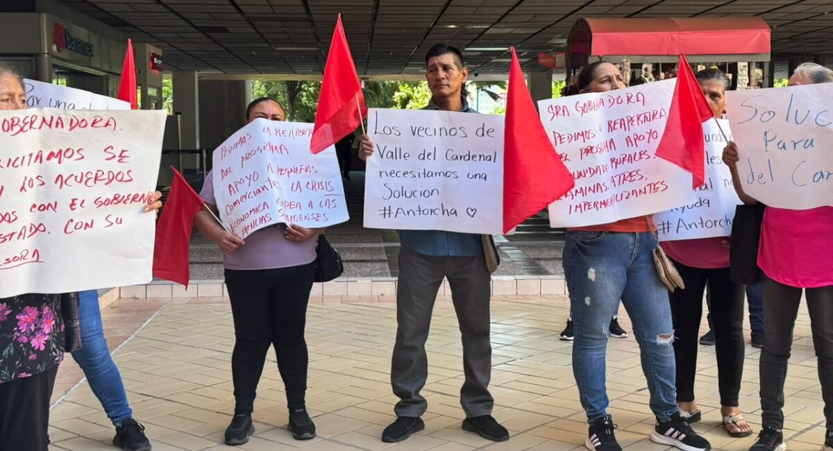 Antorchistas exigen cumplir acuerdos de vivienda y obras establecidos durante el interinato de Yeraldine Bonilla