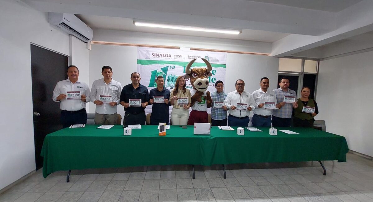 Invita Cobaes zona 03 a correr 5 kilómetros en la 11va. edición de “Píntate de Verde” en Guamúchil, Sinaloa