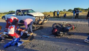 Estudiantes del Conalep personas resultan lesionadas tras accidente en Chinobampo, El Fuerte, Sinaloa