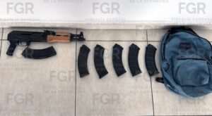 Armamento asegurado en Mazatlán