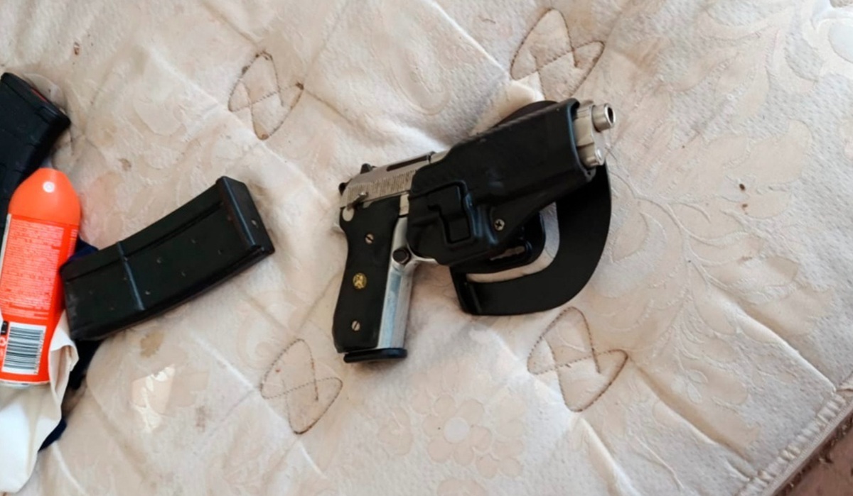 Armamento asegurado en operativo donde abatieron a "El Meny" Carranza en Sonora