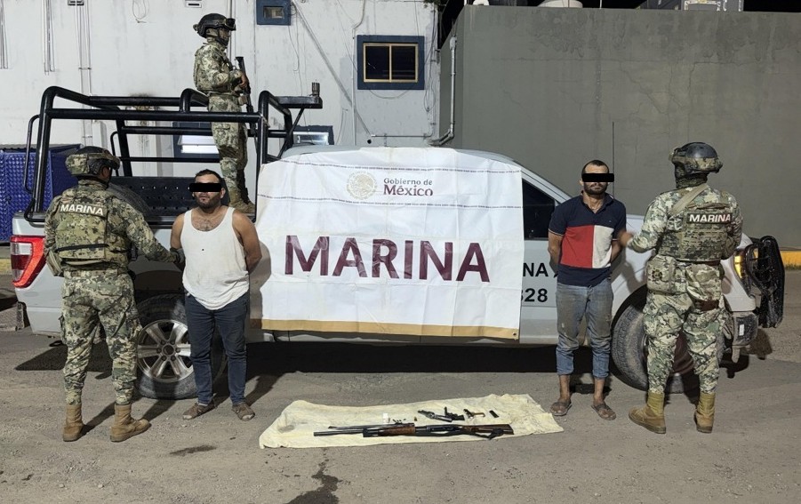 Marina realiza aseguramientos en operativos en el sur de Sinaloa