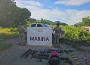 Marina realiza aseguramiento en el sur de Sinaloa