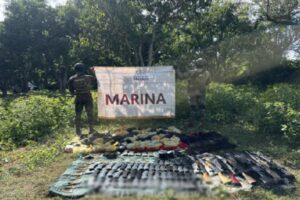 Marina realiza aseguramiento en el sur de Sinaloa