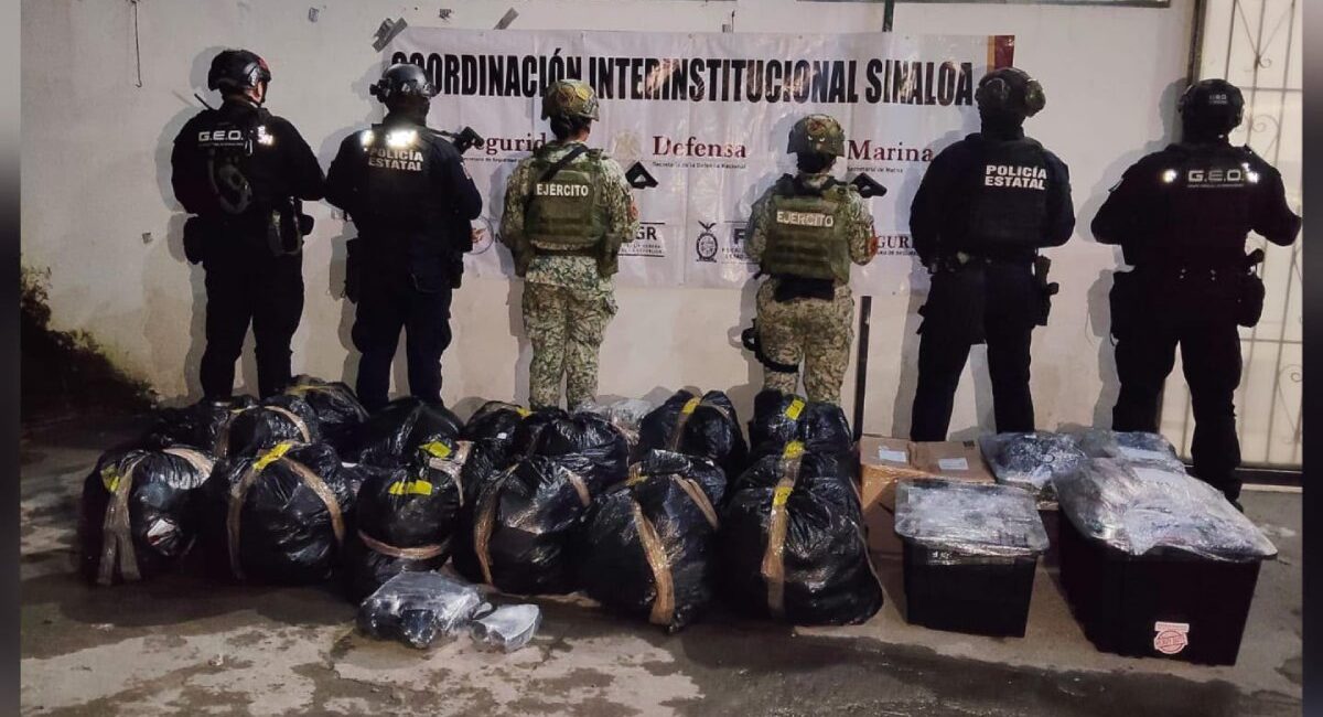 Mariguana hasta en frituras, golosinas y chocolates: aseguran cargadores y cartuchos en Mazatlán, Sinaloa