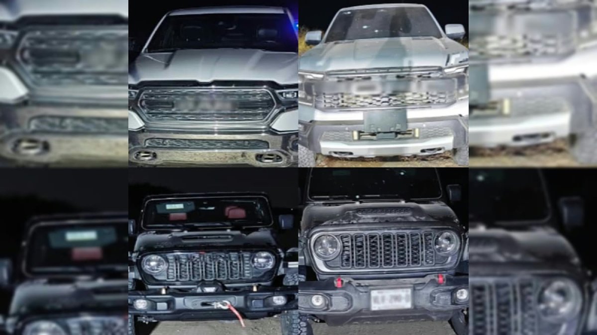 aseguran cuatro camionetas con reporte de robo en eu tras enfrentamiento en guasave