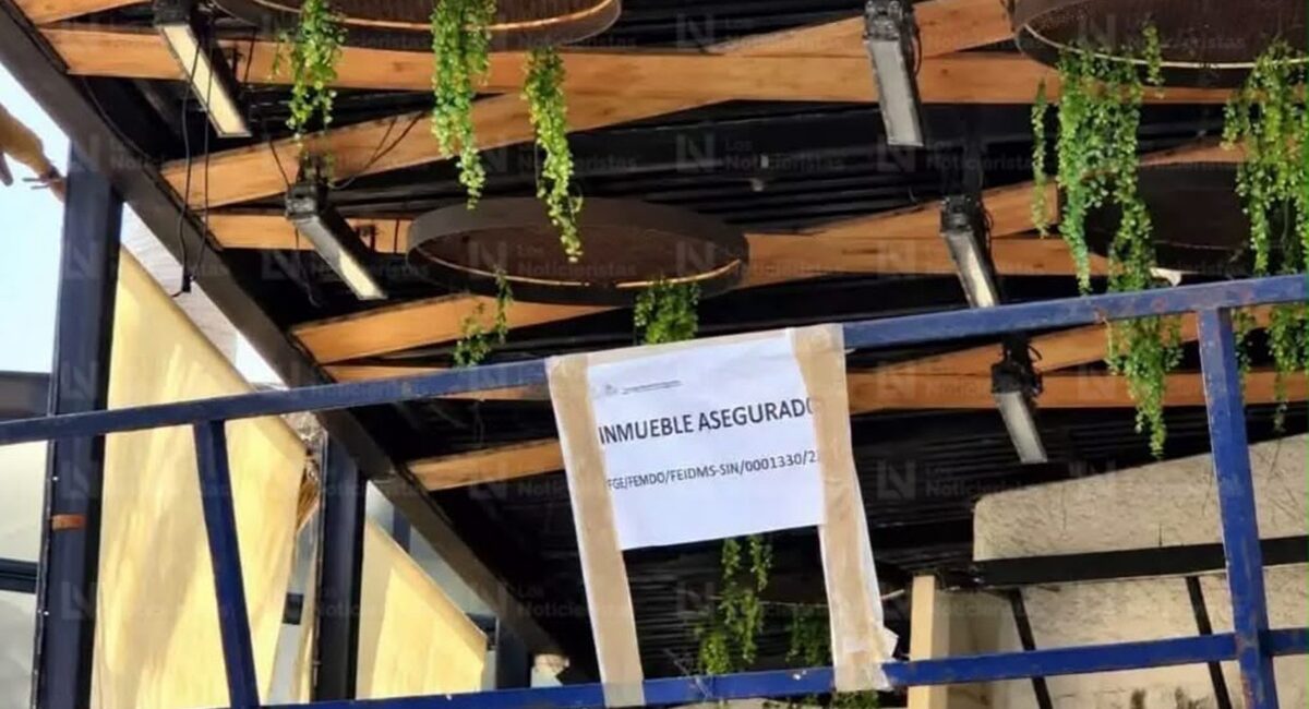 Asegura FGR Terraza Valentino’s en Mazatlán, Sinaloa, por caso Carlos Emilio