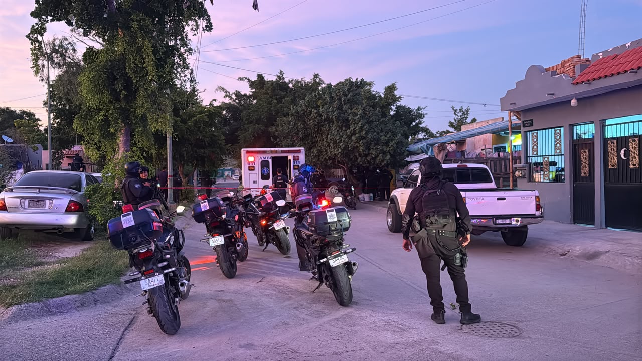 Asesinan a balazos a un hombre en Santa Fe, en Mazatlán