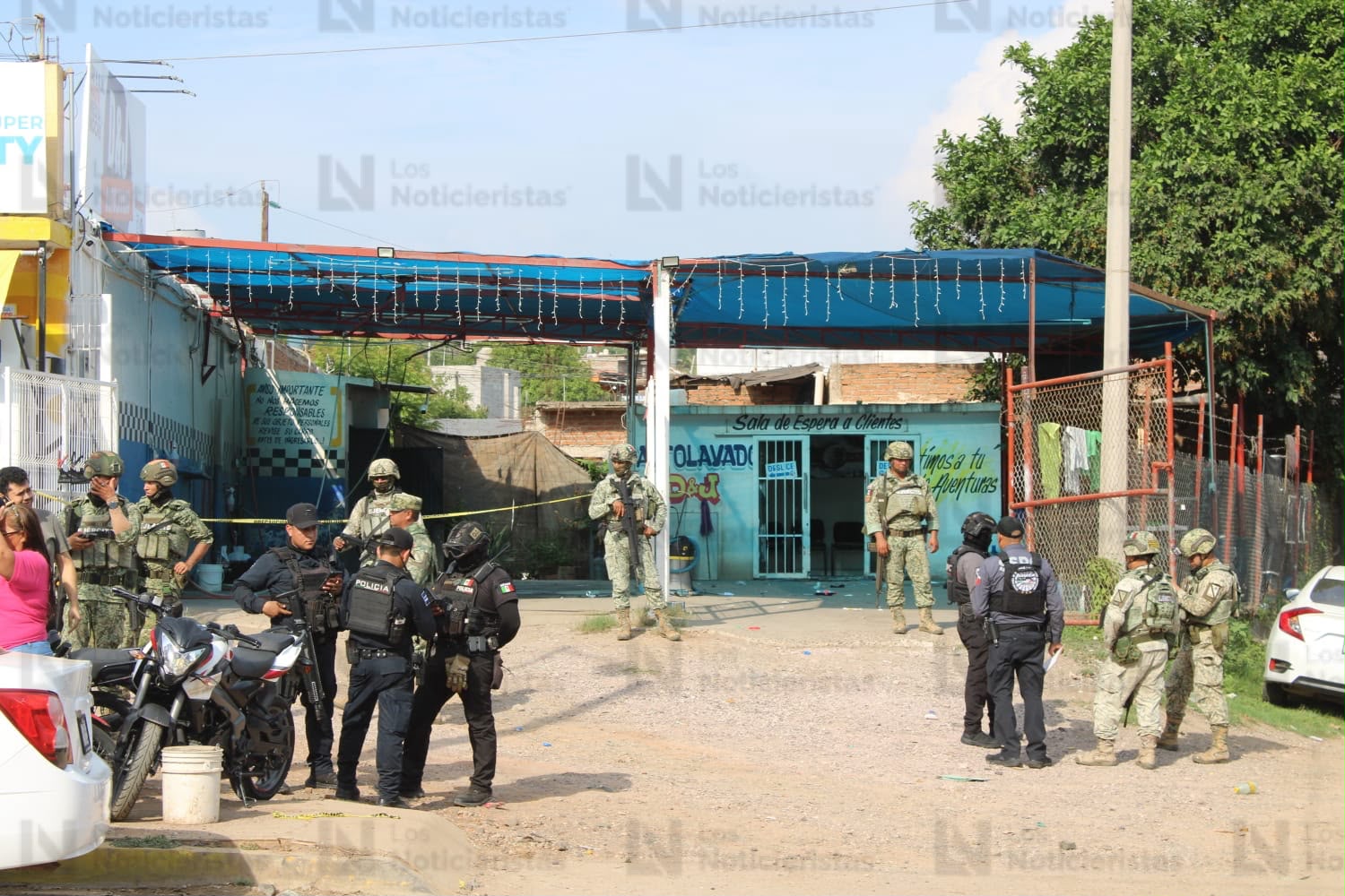 Ataque armado en autolavado de la Flores Magón, en Mazatlán