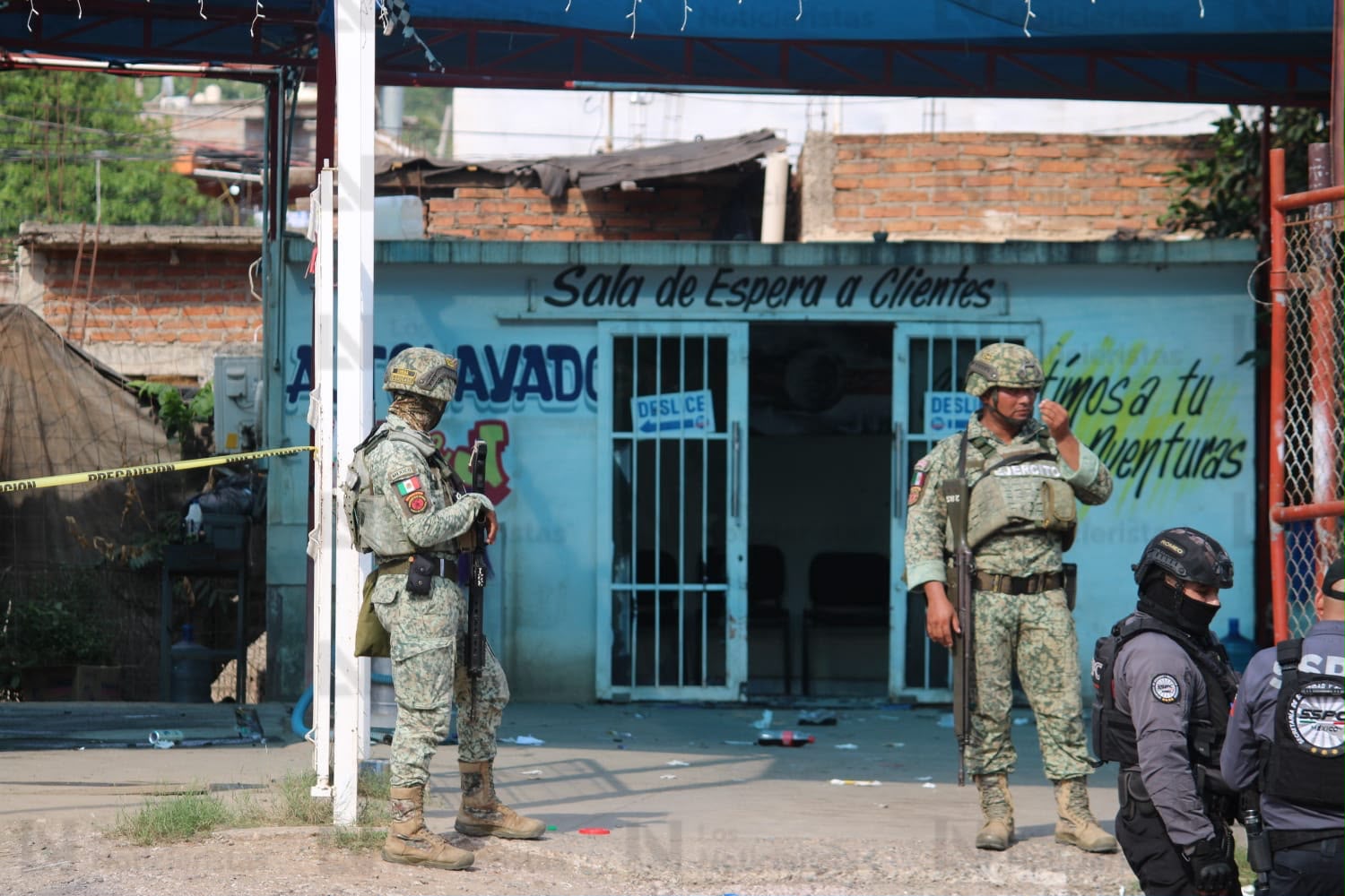 Ataque armado en autolavado de la Flores Magón, en Mazatlán