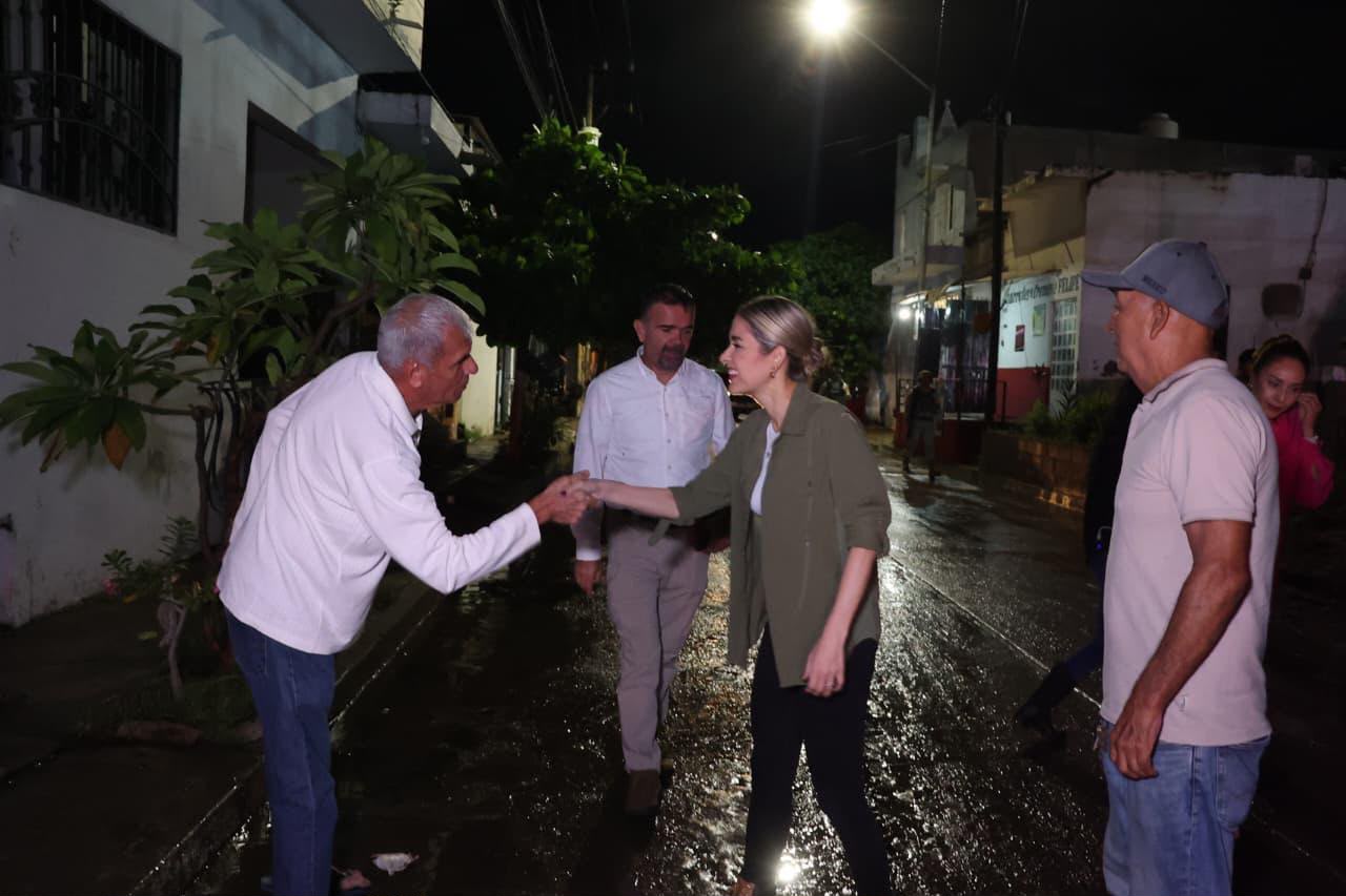 Autoridades recorren Mazatlán tras intensas lluvias