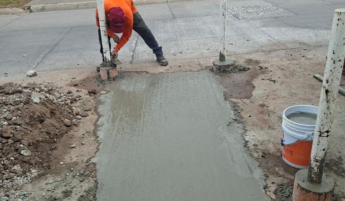 Reposición de losas en Los Mochis