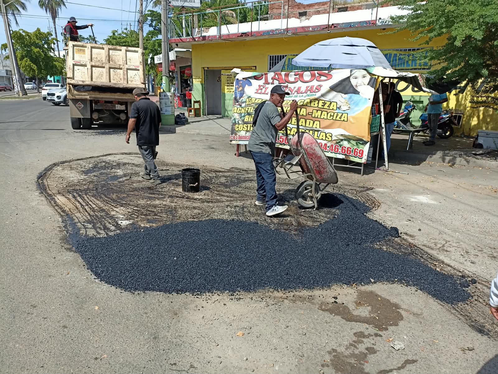 Bacheo en Mazatlán