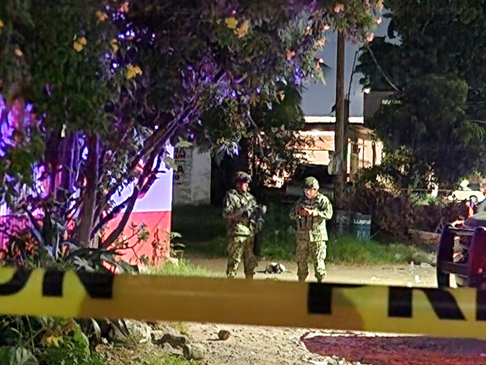 Balean abarrote en la colonia Adolfo López Mateos, en Culiacán