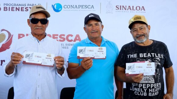 ¡Atención, pescadores! Este 9 de octubre depositan el Bienpesca Estatal en Sinaloa para más de 31 mil beneficiarios