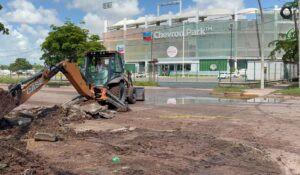 En cuanto la humedad lo permita, se van atendiendo los baches en la vialidad de Los Mochis: Obras Públicas en Ahome