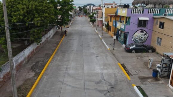 Asegura Estrella Palacios más de 140 calles renovadas, entregadas o en proceso en Mazatlán, Sinaloa