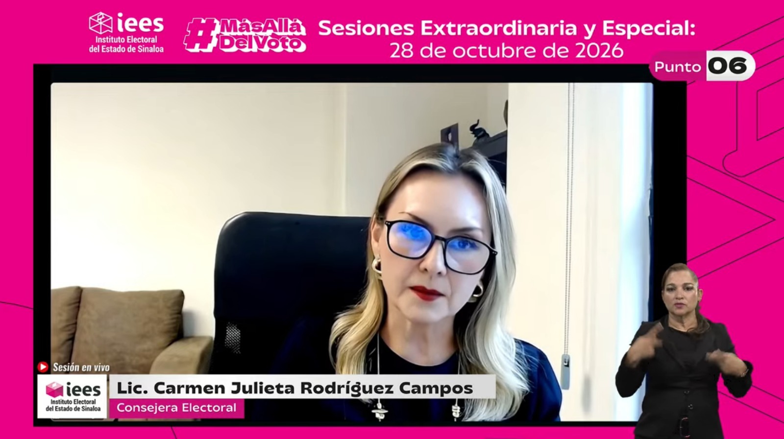 Carmen Julieta Rodríguez Campos, consejera electoral