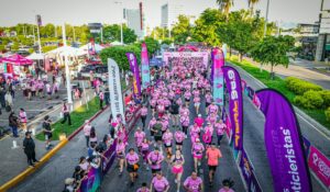 Arranca la Carrera Rosa Delia Barraza 2026 en Culiacán, con más de mil 500 corredores unidos por la lucha contra el cáncer de mama