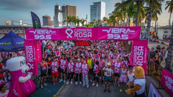 Carrera Rosa Delia Barraza 2026 rompe récord: más de mil 200 correrán por la vida en en Mazatlán, Sinaloa
