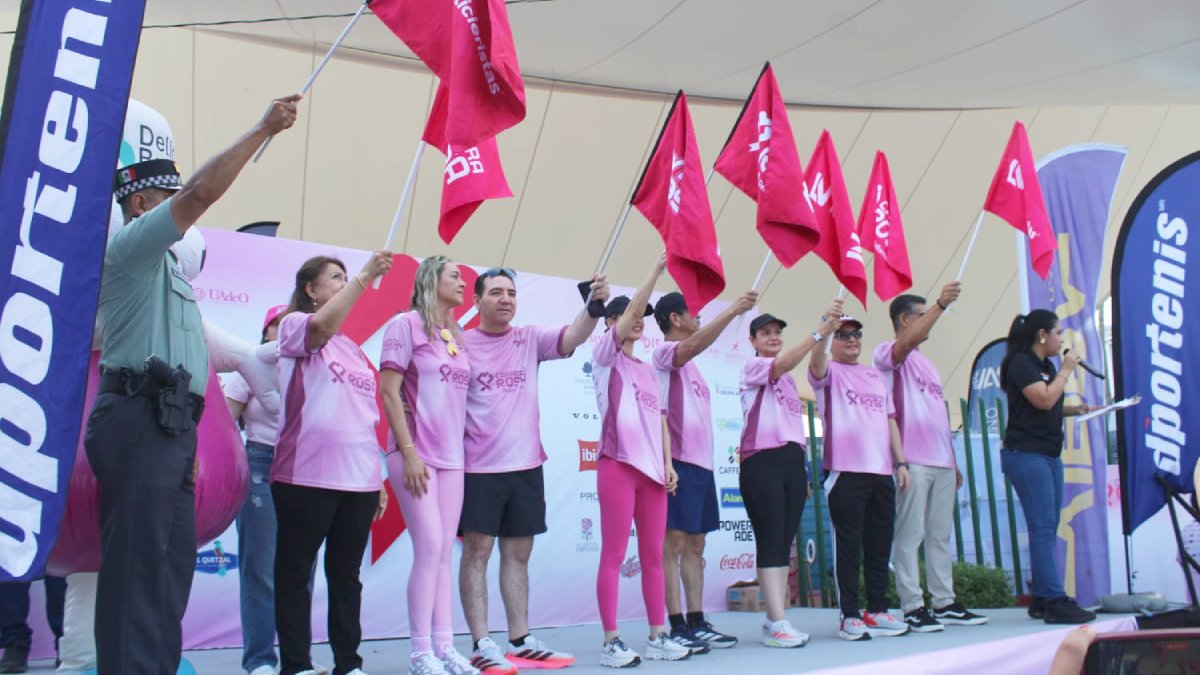 carrera rosa en mazatlan sinaloa banderazo