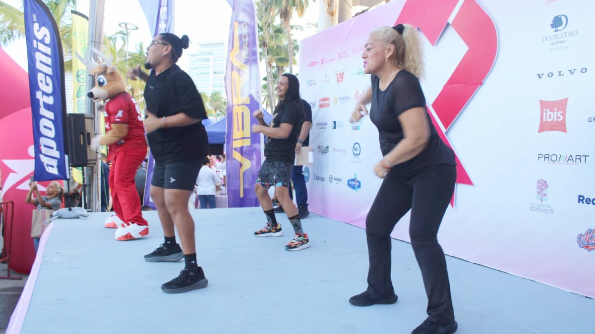 carrera rosa en mazatlan sinaloa zumba